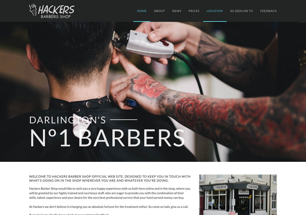 Hackers Barbers Darlington